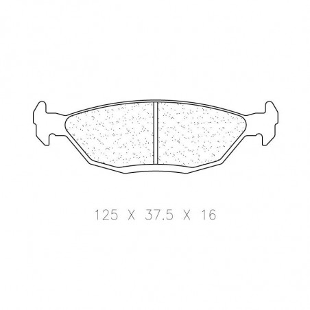 Plaquettes de Frein CL Brakes RC5 arrière BMW M3 E30