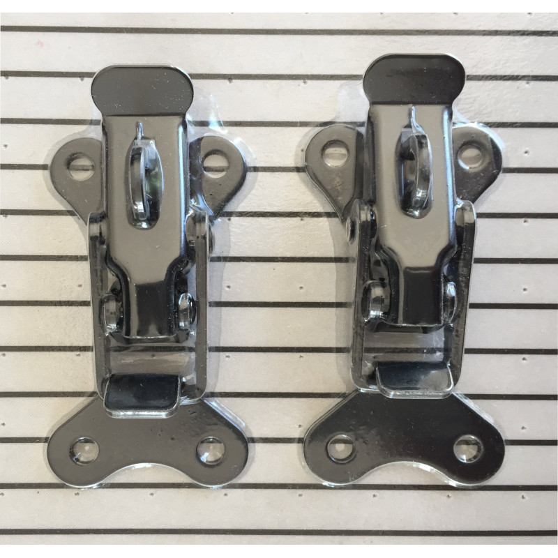 Zwarte klauw motorkapsluiting (paar) - AS-492N - GE65B - 3661768598856