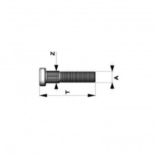 GT2i Race & Safety splinebout M12 x 1,25 mm lengte 66 mm voor Nissan / Subaru