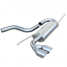 Inoxcar Exhaust Rear Silencer 2X80 RACING VOLKSWAGEN GOLF 6 1.4 TSI (122HP) after 2008