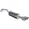 Echappement Inoxcar Silencieux Arrière 2X80 RACING AUDI A1 Type 8X 1.4 TFSi SPORT 185CV après 2011 diam 55