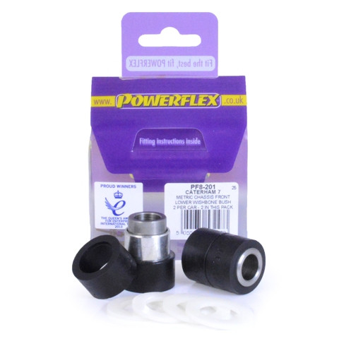 Silent-Bloc Powerflex DeDion "A" vis 10mm Caterham 7 Metric Chassis avec DeDion & Watts Linkage (2006 -) - PF-8201-2 - PF8-201 - 5055676532473