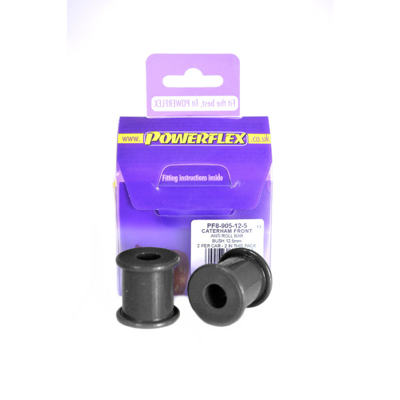 Silent-Bloc Powerflex Anti-Roll Bar Voor 12.5mm Caterham 7 Imperial Chassis met DeDion & Watts-koppeling (73-2006) - PF-8905125-2 - PF8-905-12.5 - 5055676526908