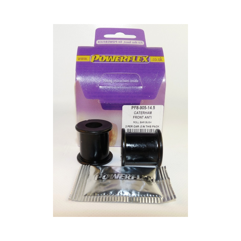 Silent-Bloc Powerflex Anti-Roll Bar Voor 14.5mm Caterham 7 Imperial Chassis met DeDion & Watts-koppeling (73-2006) - PF-8905145-2 - PF8-905-14.5 - 5055676502407