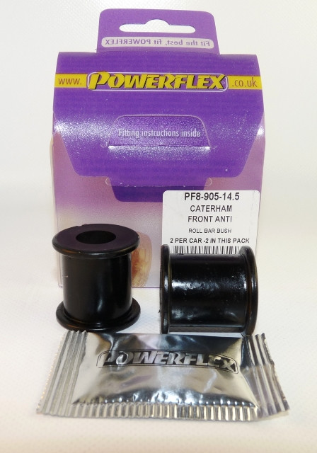 Powerflex Barra Stabilizzatrice Anteriore 14.5mm Caterham 7 Imperial Telaio con DeDion & Watts Linkage (73-2006) - PF-8905145-2 - PF8-905-14.5 - 5055676502407