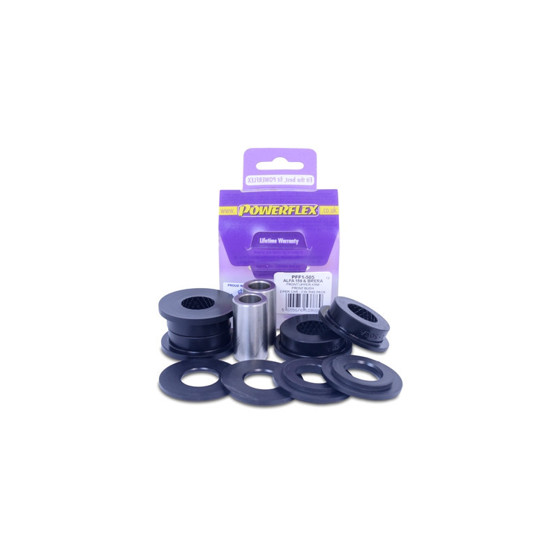 Silent-Bloc Powerflex voorste bovenarm Alfa Romeo 159 (2005-2011) - PF-F1505-2 - PFF1-505 - 5055676533869
