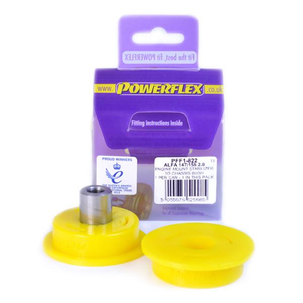 Powerflex bush for Engine Mount Stabilizer To Chassis Bush Alfa Romeo 145, 146, 155 (1992-2000) - PF-F1822 - PFF1-822 - 5055676529985