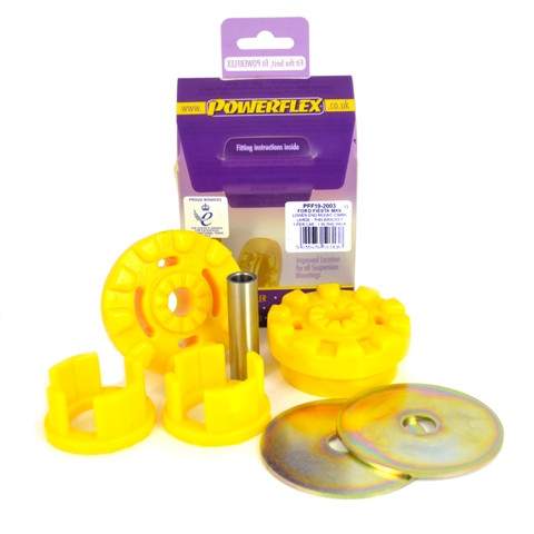 Silent-Bloc Powerflex onderste motorsteun groot 25mm ovaal Ford Fiesta Mk6 incl ST (2002-2008) - PF-F192003 - PFF19-2003 - 5055676503138