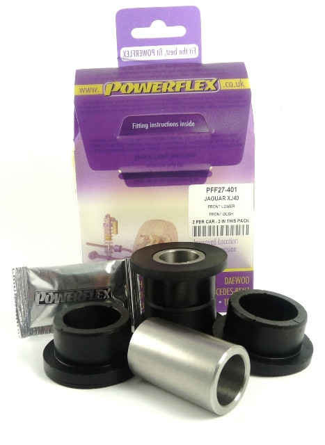 Powerflex bushes for Front Wishbone Lower Arm Front Jaguar (Daimler) XJ40 (1986-1994) - PF-F27401-2 - PFF27-401 - 5055676504432