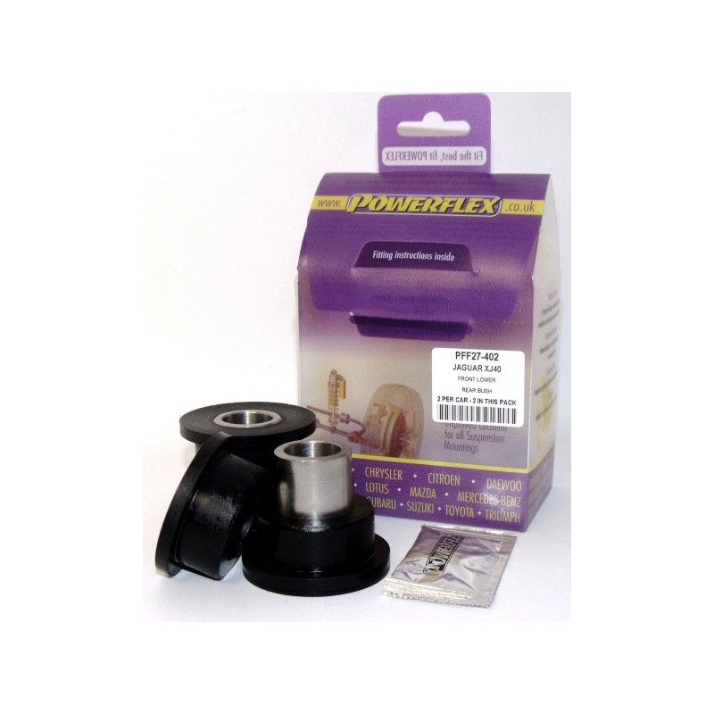 Silent-Bloc Powerflex achter Onderste voorste driehoek Jaguar XJ40 (1986-1994) - PF-F27402-2 - PFF27-402 - 5055676504449