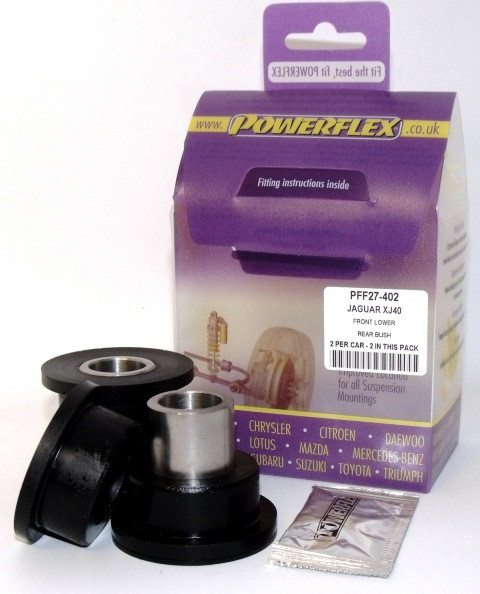 Powerflex bushes for Front Wishbone Lower Arm Rear Jaguar (Daimler) XJ40 (1986-1994) - PF-F27402-2 - PFF27-402 - 5055676504449