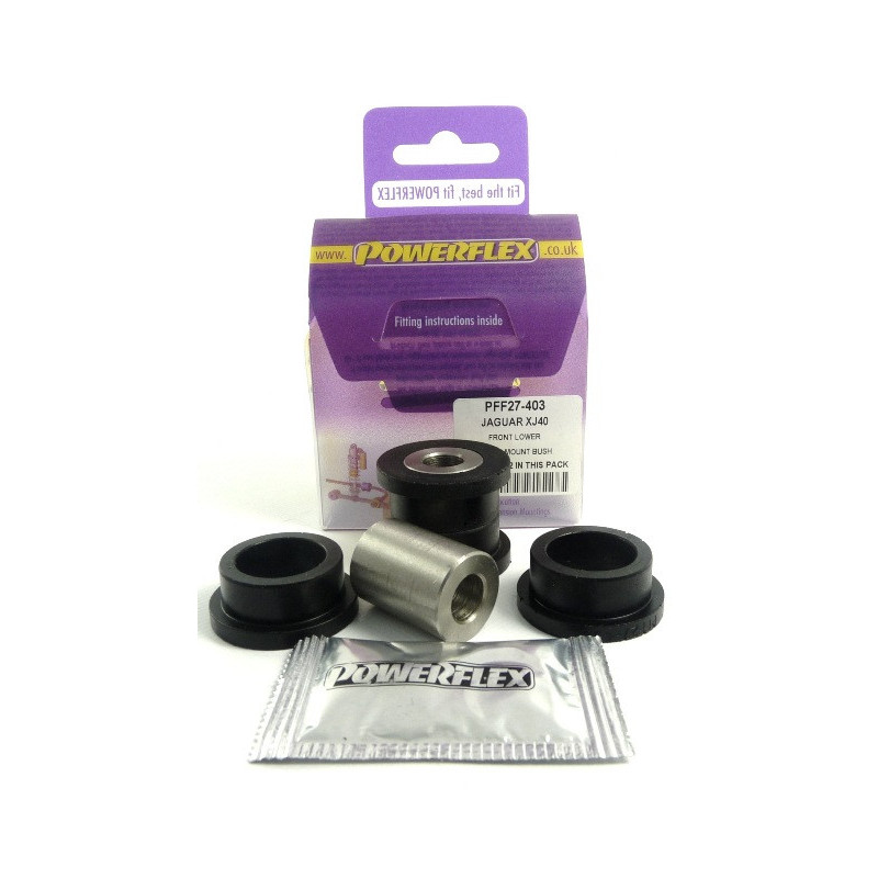 Silent-Bloc Powerflex onderste schokdemper voor Jaguar XJ40 (1986-1994) - PF-F27403-2 - PFF27-403 - 5055676504456