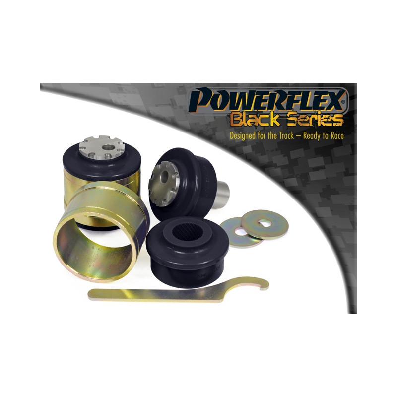Silent-Bloc Powerflex zwart onderste radiaalstang voor op verstelbaar chassis Audi A4 / S4 / RS4 B8 (2008-2016) - PF-F3702G-2N - PFF3-702GBLK - 3661768618738