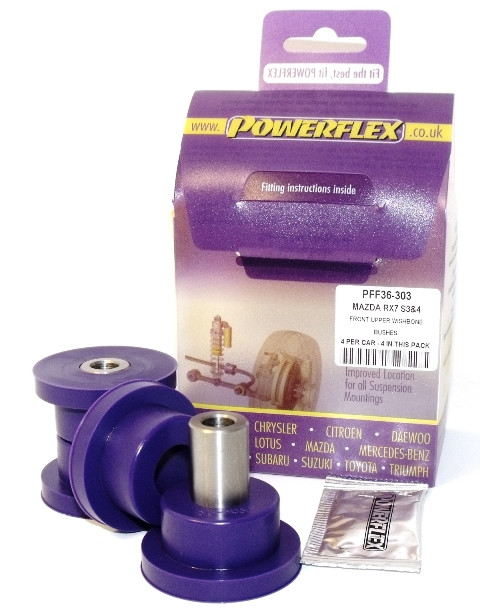Silentbloc Powerflex braț superior de suspensie pentru Mazda RX-7 generațiile 3 și 4 (1992-2002) - PF-F36303-4 - PFF36-303 - 5055676504968