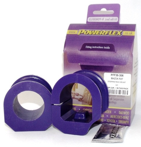 Set de silentblocuri Powerflex pentru coloana de direcție Mazda RX-7 Generațiile 3 și 4 (1992-2002) - PF-F36306 - PFF36-306 - 5055676505002
