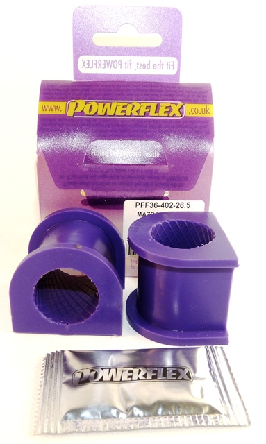 Powerflex bushes for Front Anti Roll Bar Bush 26.5mm Mazda RX-8 (2003-2012) - PF-F36402265-2 - PFF36-402-26.5 - 5055676505156