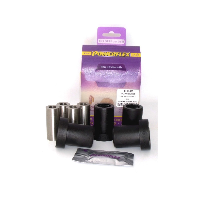 Silent-Bloc Powerflex voorste bovenhoek Mazda MX-5, Miata Mk3 NC (2005-2015) - PF-F36403-4 - PFF36-403 - 5055676505163