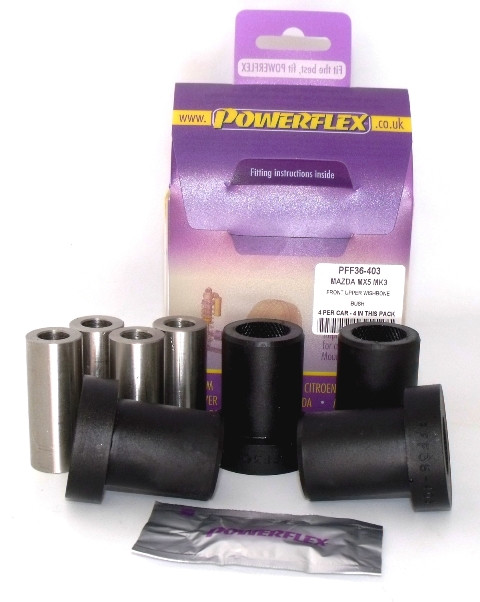 Silent-Bloc Powerflex voorste bovenhoek Mazda MX-5, Miata Mk3 NC (2005-2015) - PF-F36403-4 - PFF36-403 - 5055676505163