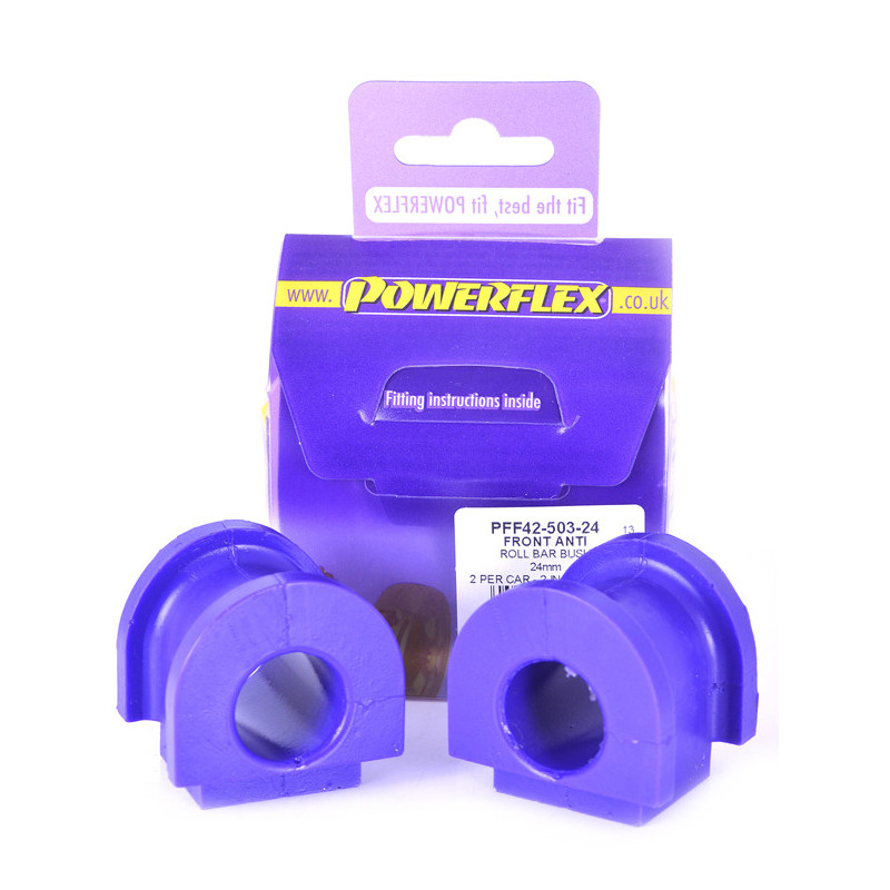Silent-Bloc Powerflex Voorste stabilisatorstang 24mm MG ZS (2001-2005) - PF-F4250324-2 - PFF42-503-24 - 5055676528018
