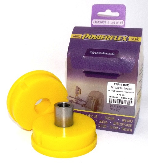 Powerflex bush for Front Lower Front Engine Mount (Road Use) Mitsubishi Lancer Evolution 10 CZ4A (10/07-) - PF-F44106R - PFF44-106R - 5055676505477