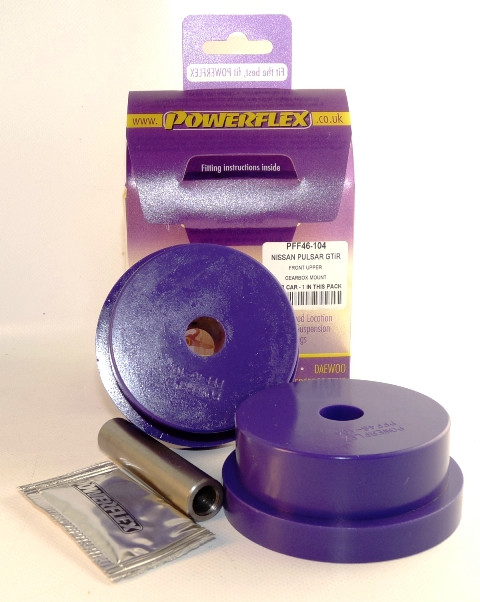 Silent-Bloc Powerflex motorsteunkit bovenste versnellingsbak voor Nissan Sunny/Pulsar GTi-R (1990-1994) - PF-F46104 - PFF46-104 - 5055676505842