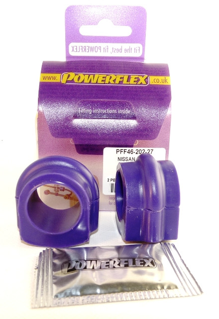 Powerflex Barra Stabilizzatrice Anteriore 27mm Nissan 200SX - S13, S14, S14A & S15 - PF-F4620227-2 - PFF46-202-27 - 5055676505958