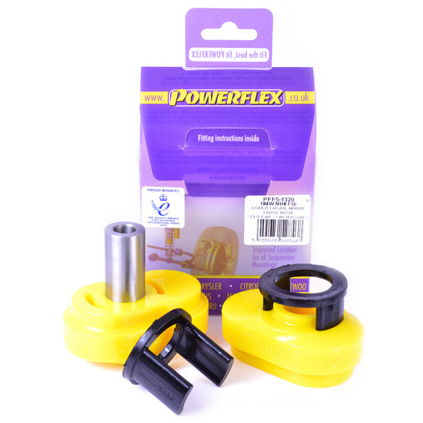 Silent-Bloc Powerflex onderste motorsteun grote Mini Generatie 3 F56 (2014 -) - PF-F51320 - PFF5-1320 - 5055676528568