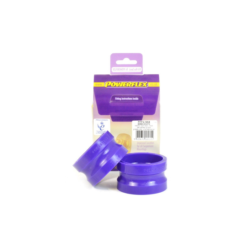 Silent-Bloc Powerflex stabilisatorstang vooraan BMW E70 X5 (2006-2013) - PF-F51404-2 - PFF5-1404 - 5055676530615