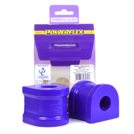 Silent-Bloc Powerflex Barre Anti-Roulis Avant 23.5mm BMW E83 X3 (2003-2010)