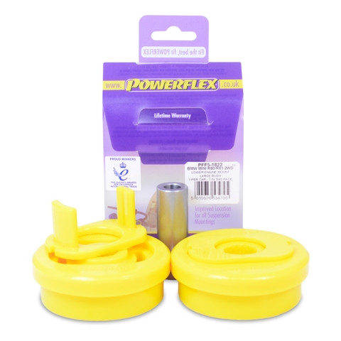 Silent-Bloc Powerflex Support Moteur Inférieur grand  Mini Countryman R60 2WD (2010-2016) - PF-F51822 - PFF5-1822 - 5055676534705