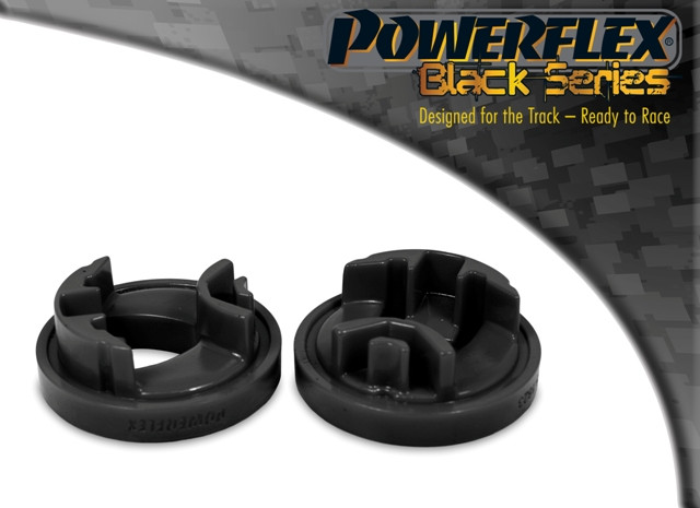 Silent-Bloc Powerflex Zwart Onderste Motorsteun Grote Inzetstuk Mini Countryman R60 2WD (2010-2016) - PF-F51823N - PFF5-1823BLK - 5055676534736