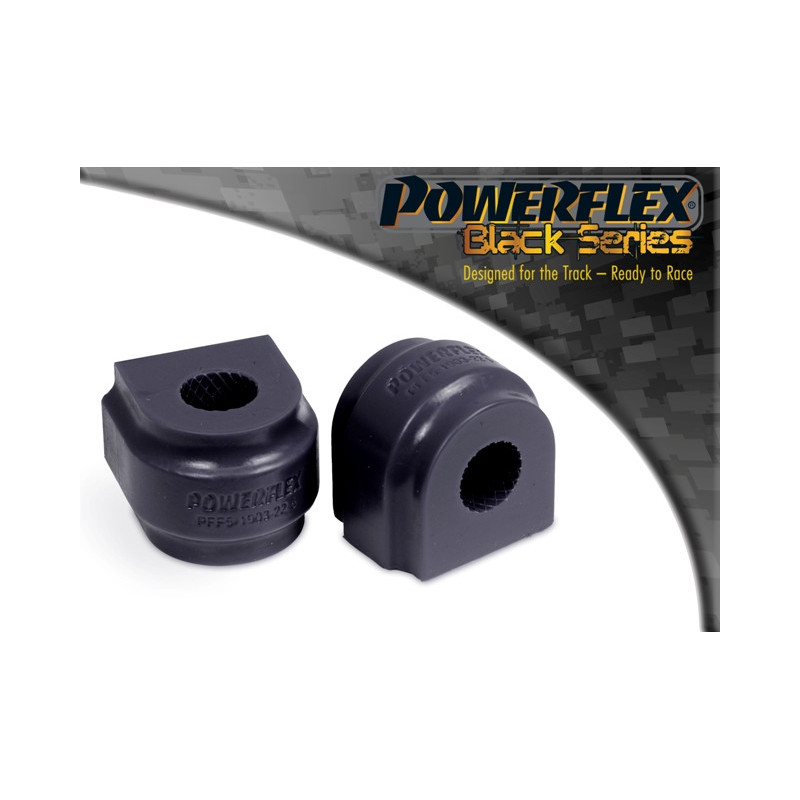 Silent-Bloc Powerflex Black Anti-Roll Bar Voor 22.5mm BMW F20, F21 1 Reeks (2011 - ) - PF-F51903225-2N - PFF5-1903-22.5BLK - 5055676535702