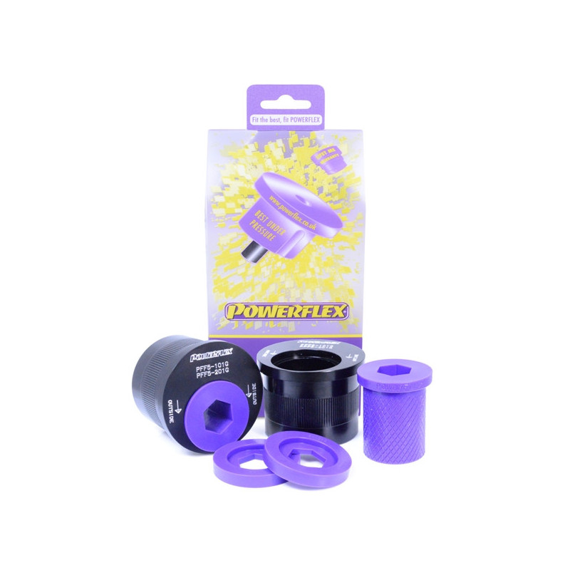 Silent-Bloc Powerflex Achterdriehoek Voor, Chasse Réglable Mini Coupe R58 (2011 - 2015) - PF-F5201G-2 - PFF5-201G - 5055676539212