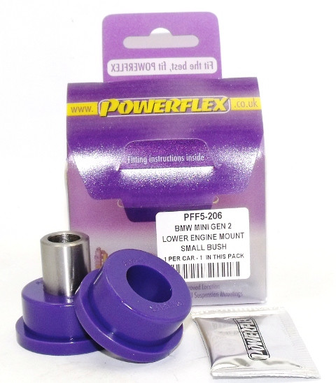 Powerflex bush for Lower Engine Mount Small Bush Mini Coupe R58 (2011 - 2015) - PF-F5206 - PFF5-206 - 5055676512390