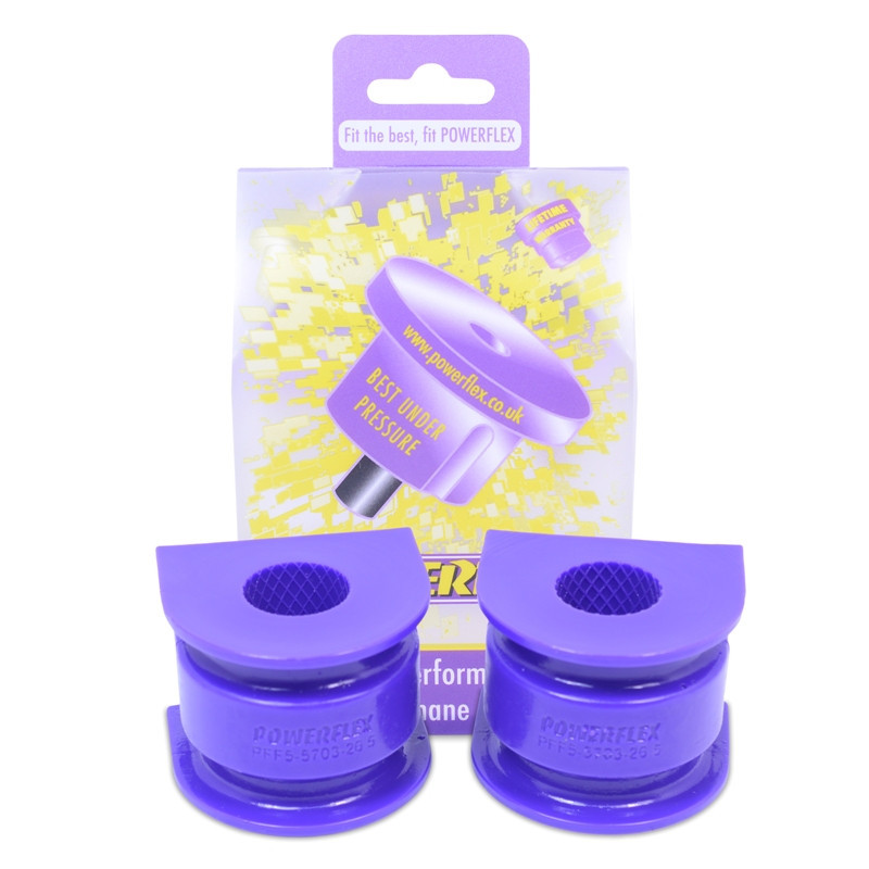 Silent-Bloc Powerflex stabilisatorstang vooraan 26.5mm BMW E90, E91, E92 & E93 3 Reeks xDrive (2005-2013) - PF-F55703265-2 - PFF5-5703-26.5 - 5055676537546
