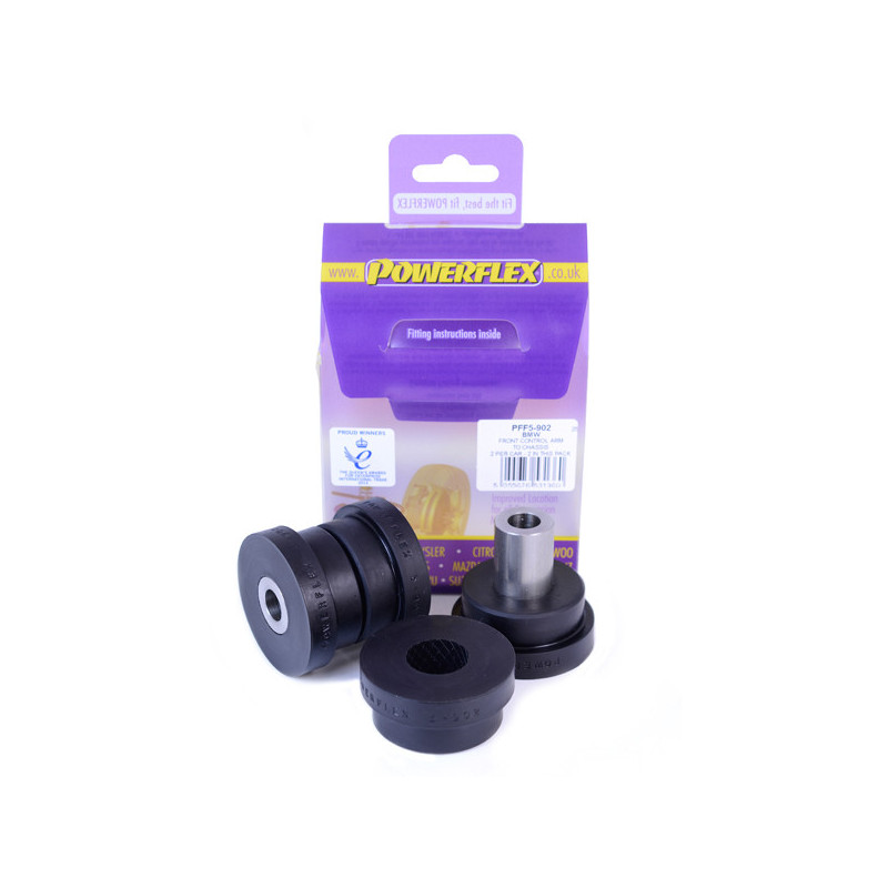 Silent-Bloc Powerflex Swingarm voorwielophanging op BMW E31 8-Serie chassis (1989 - 1999) - PF-F5902-2 - PFF5-902 - 5055676531360