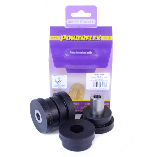 Silent-Bloc Powerflex Swingarm voorwielophanging op BMW E31 8-Serie chassis (1989 - 1999) - PF-F5902-2 - PFF5-902 - 5055676531360