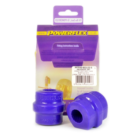 Silentbloc Powerflex pentru bară antiruliu față de 22,5 mm Peugeot 307 (2001-2011), Peugeot 308 (2007-2014) - PF-F50603225-2 - PFF50-603-22.5 - 5055676530288