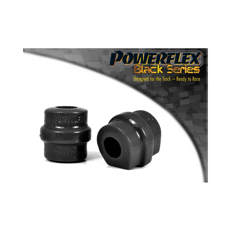 Silent-Bloc Powerflex Black Voorste stabilisatorstang 22mm Peugeot 307 (2001-2011), Peugeot 308 (2007-2014) - PF-F5060322-2N - PFF50-603-22BLK - 5055676530271