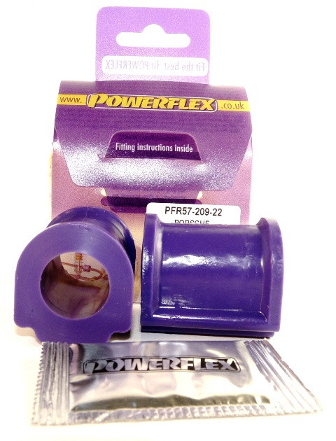 Silent-Bloc Powerflex Barre Anti-Roulis Avant 22mm Porsche 924 et S, 944 (1982 - 1985) - PF-F5720922-2 - PFF57-209-22 - 5055676506481