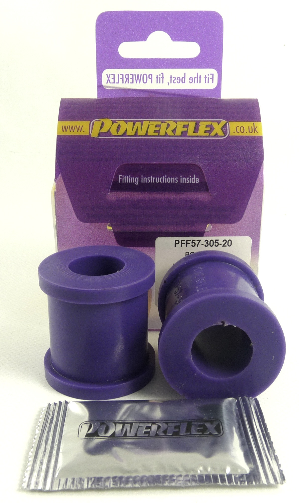 Silent-Bloc Powerflex Anti-Roll Bar 20mm Porsche 924 en S, 944 (1982 - 1985) - PF-F5730520-2 - PFF57-305-20 - 5055676506559