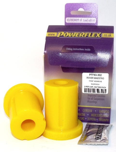 Silent-Bloc Powerflex Achter Driehoek Voor Rover Maestro - PF-F63302-2 - PFF63-302 - 5055676507266