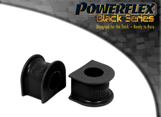 Powerflex bushes for Front Anti Roll Bar Mounts 24mm MG ZT (2001-2005) - PF-F6340424-2N - PFF63-404-24BLK - 5055676521972