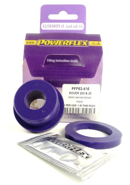 Silentbloc Powerflex față pentru comanda cutiei de viteze MG ZR (2001-2005) - PF-F63416 - PFF63-416 - 5055676507426