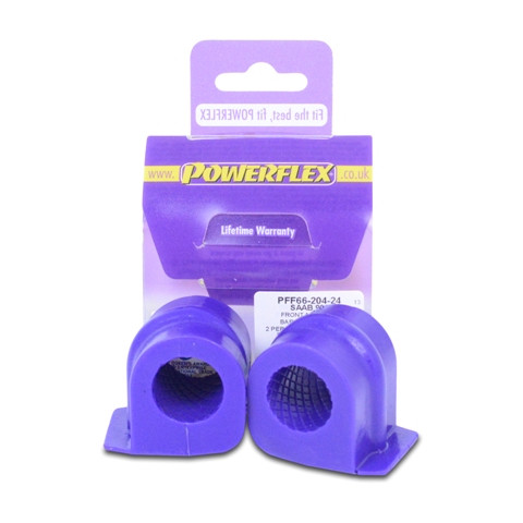 Powerflex Barra Stabilizzatrice Anteriore 24mm Saab 9-3 (1998-2002) - PF-F6620424-2 - PFF66-204-24 - 5055676507679