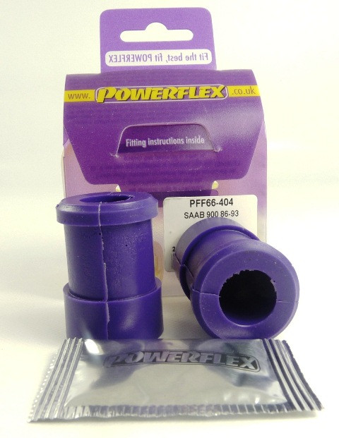 Silent-Bloc Powerflex Anti-Roll Bar voor op driehoek Saab 900 (1983-1993) - PF-F66404-2 - PFF66-404 - 5055676507907