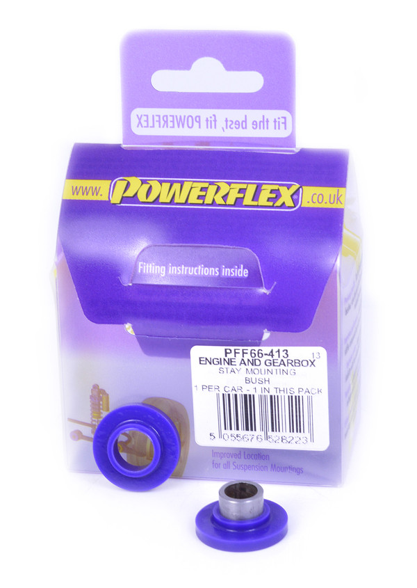 Powerflex bush for Engine Stay Mounting Bush Saab 96 (1960-1979) - PF-F66413 - PFF66-413 - 5055676528223