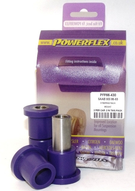 Silent-Bloc Powerflex Support Direction  Saab 900 (1983-1993) - PF-F66430-2 - PFF66-430 - 5055676508041