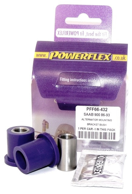 Silent-Bloc Powerflex Support Alternateur Saab 900 (1983-1993) - PF-F66432 - PFF66-432 - 5055676508065