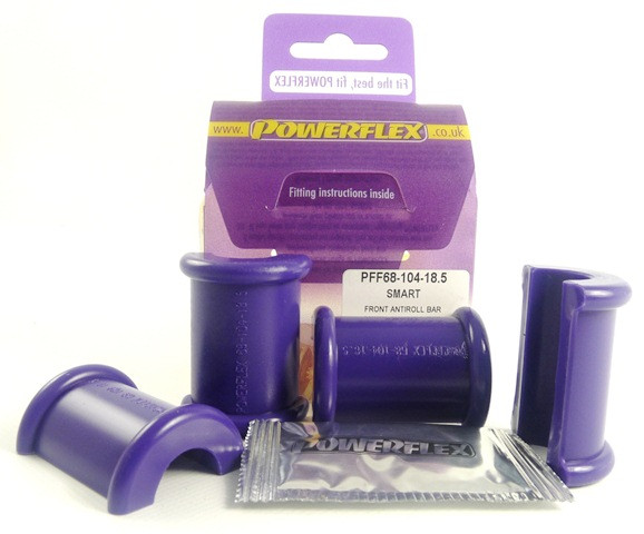 Silent-Bloc Powerflex Barre Anti-Roulis Avant 18.5mm Smart ForTwo 450 (1998 - 2007) - PF-F68104185-2 - PFF68-104-18.5 - 5055676508096